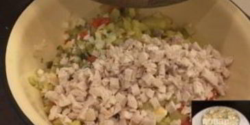 традиционный салат оливье