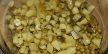 вегетарианский оливье