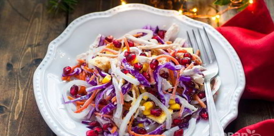 Рецепт салата из граната