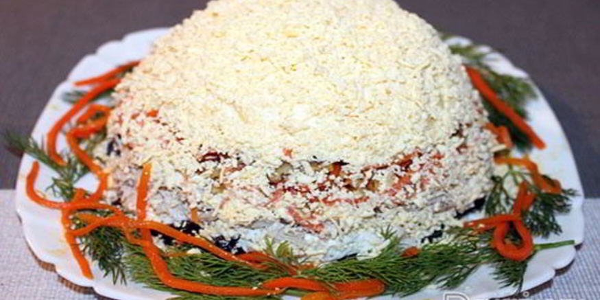 Рецепт салата из курицы с корейской морковью