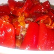 Рецепт Салата из печеного перца Антипасти