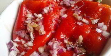 салат из печеного перца антипасти