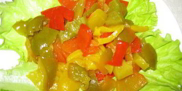 салат из запеченных перцев