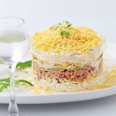 Мимоза с маслом