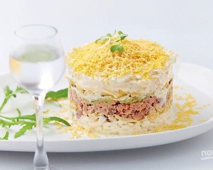 Мимоза с маслом