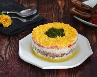 Мимоза с тунцом