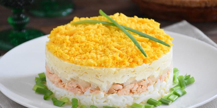 Рецепт мимозы салат классический с сыром