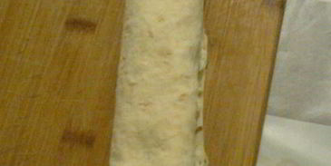 мимоза в рулете из лаваша