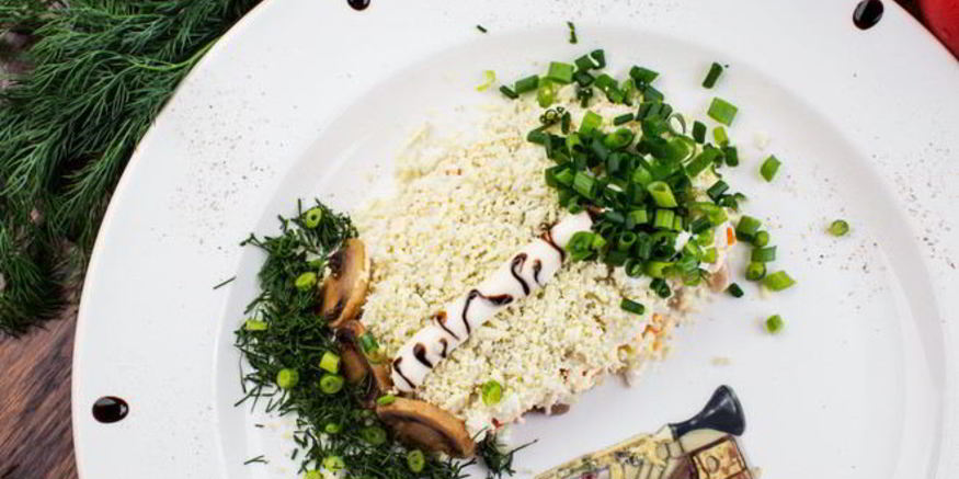 Рецепт салата мимоза береза