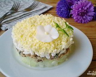 Салат Мимоза без картофеля