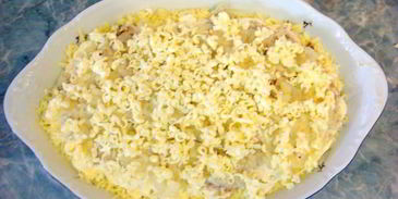 салат мимоза классический с консервой