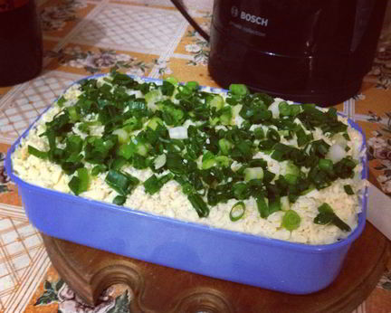 Салат Мимоза легкий