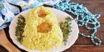 салат мимоза на 8 марта