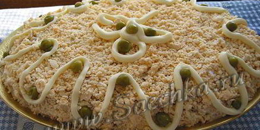 Рецепт салата мимоза с горбушей