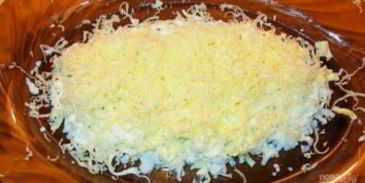 салат мимоза с консервой и сливочным маслом