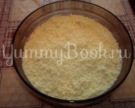 Салат Мимоза с копченой скумбрией