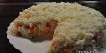 салат мимоза с мышками