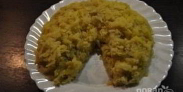 салат мимоза с мышками