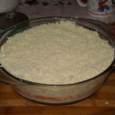 Салат Мимоза с сайрой