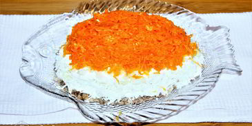 салат мимоза с сардиной