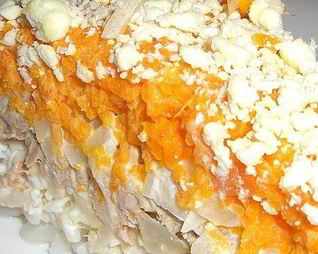 Салат Мимоза с сыром и яблоками