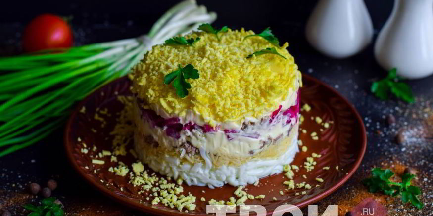 Рецепт салата мимоза с сыром