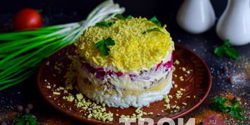 салат мимоза с сыром