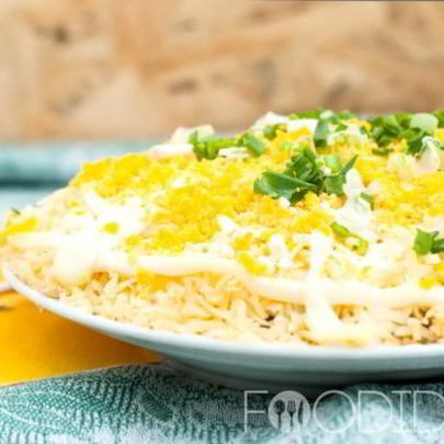 Салат Мимоза с тунцом