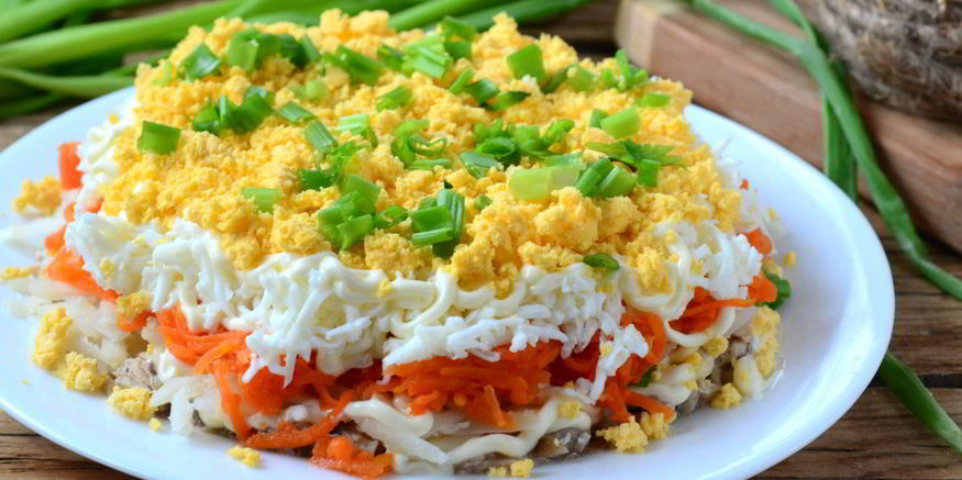 Рецепт салата мимоза со скумбрией