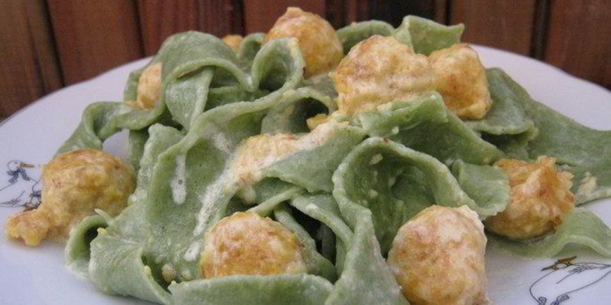 Рецепт тальятелле мимоза