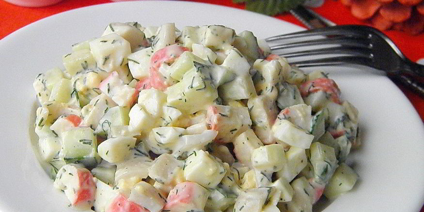 Рецепт салата морская свежесть