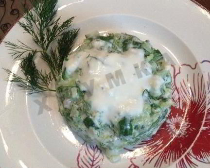 Салат Огуречный с мацони