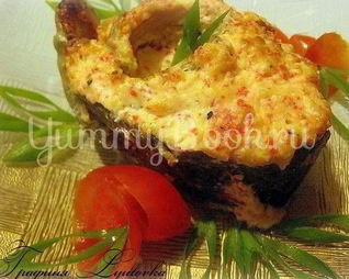 Форель под крабовой шубкой