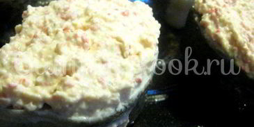 форель под крабовой шубкой