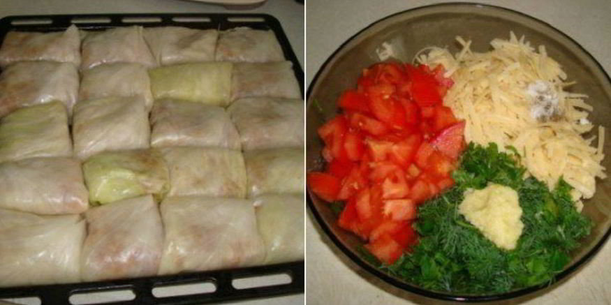 Рецепт голубцов под шубой