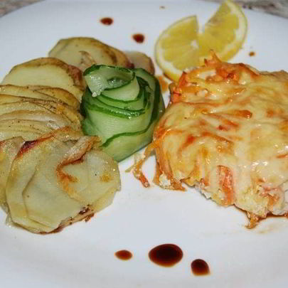 Индейка под шубой в духовке