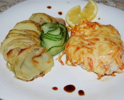 Индейка под шубой в духовке