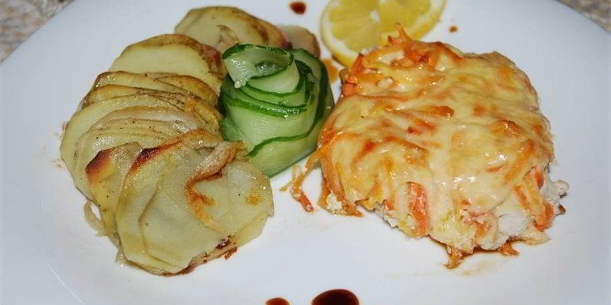 Рецепт индейки под шубой в духовке