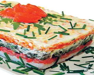 Красная рыба под шубой салат