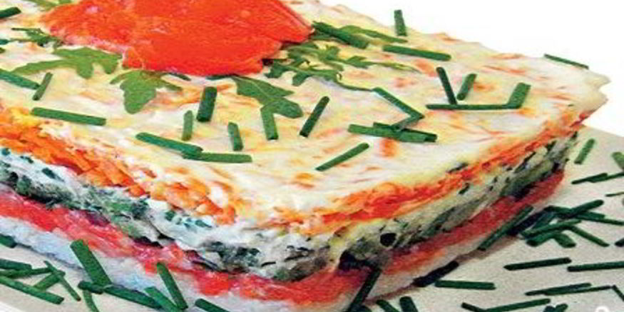 Рецепт красной рыбы под шубой салат