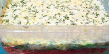 красная рыба под шубой салат