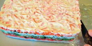 красная рыба под шубой салат