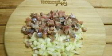 ленивая селедка под шубой