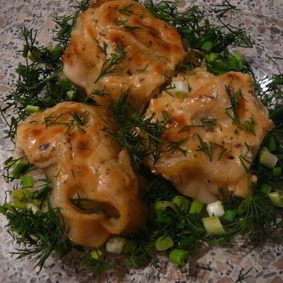 Манты под шубой