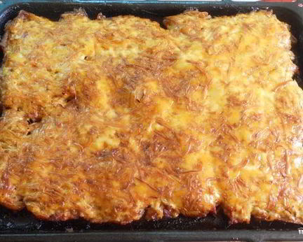 Мясо под шубой в духовке