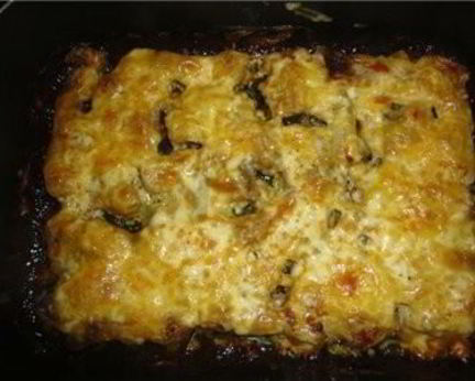 Мясо с сыром и майонезом под шубой