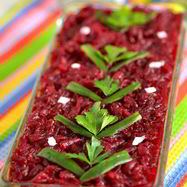 Рецепт Постного салата Селедка под шубой