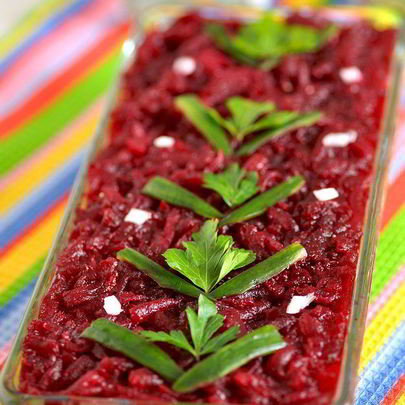 Постный салат Селедка под шубой