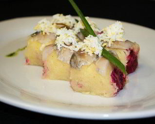 Роллы с сельдью под шубой