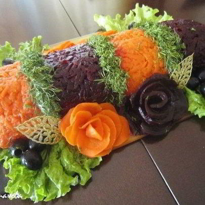 Рулет Селедка под шубой